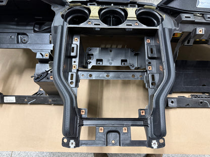 2018-2023 Ford Mustang GT 5.0 Leather Dash Pad Frame "Grey Stitching"