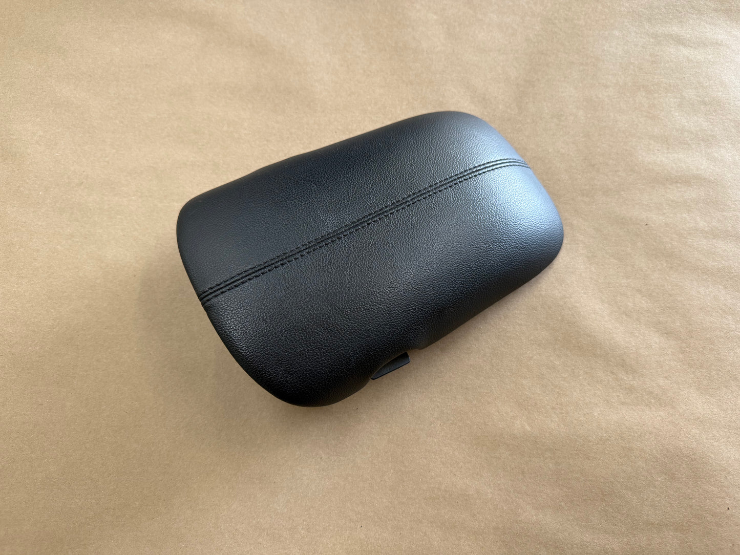 2015-2023 Ford Mustang Center Top Console Lid Armrest Black Stitching