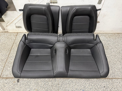 2018-2023 Ford Mustang GT Coupe Rear Seats Black Leather