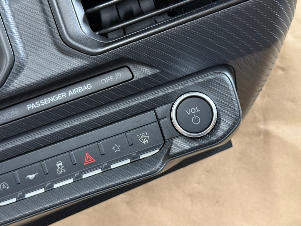 2024-2026 Ford Mustang S650 Center Dash Trim Air Vents Push Start Bezel Panel