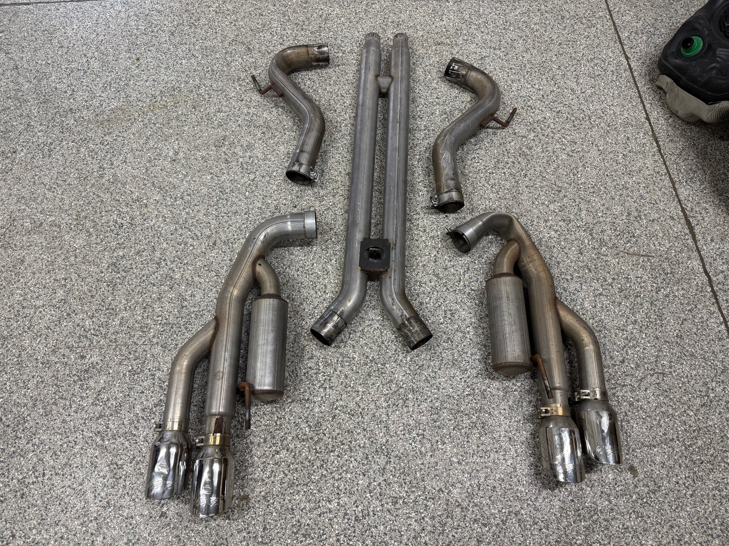 2018-2023 Ford Mustang GT 5.0L MBRP 3" Cat Back 4" Tips, Race Version (Damaged)