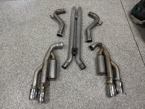 2018-2023 Ford Mustang GT 5.0L MBRP 3" Cat Back 4" Tips, Race Version (Damaged)