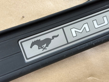 2024-2026 Ford Mustang "My Color" Sill/Scuff Plates Interior Trim Black