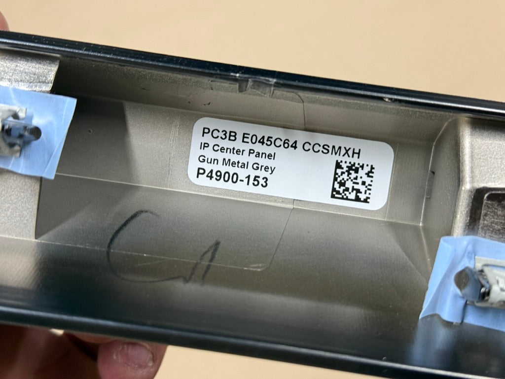 2023-2025 Ford F-250 F-350 Dash Trim Start Button "Gun Metal Grey"