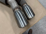 2012-2015 Chevrolet Camaro SS Quad Tip Mufflers RH LH Pair Used
