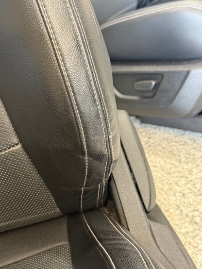 2018-2023 Ford Mustang GT Black Leather Coupe Front & Rear Seats