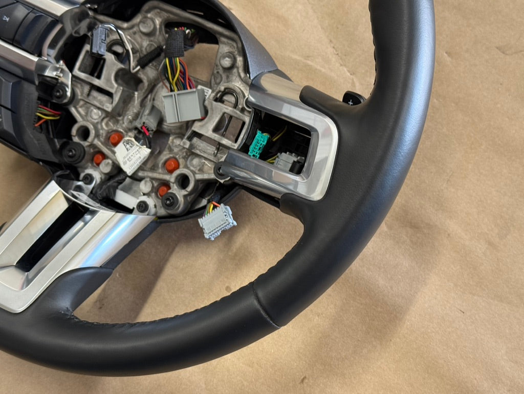 2018-2023 Mustang Leather Steering Wheel Automatic Paddle Shifters Heated