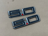2024-2025 Ford Mustang GT RH LH Pair Fender Emblems