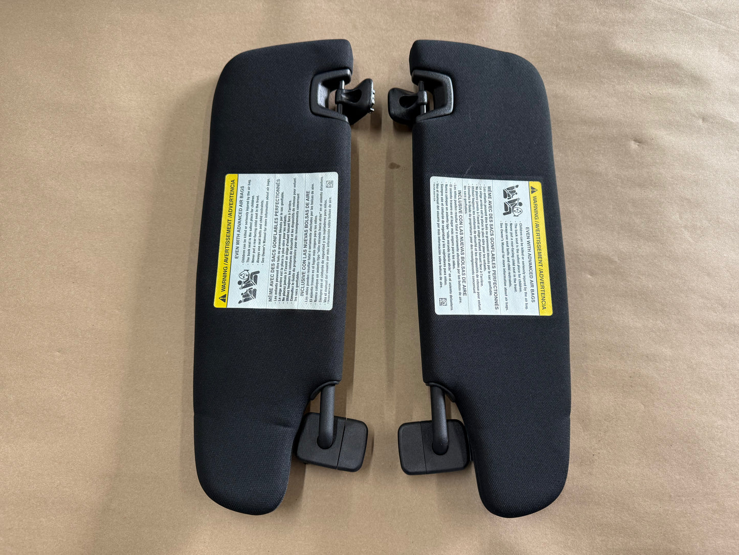 2015-2023 Ford Mustang Coupe Sun Visors Pair
