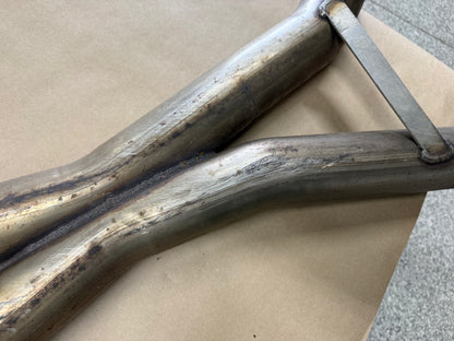 2015-2025 Ford Mustang GT Corsa Resonator Delete Double X-Pipe - Aftermarket