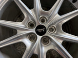 2015-2023 Ford Mustang GT Silver Wheel Rim 19"x8.5" Goodyear Assurance 255/40/19