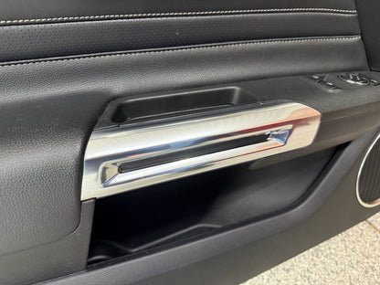 2018-2023 Mustang GT V6 EcoBoost LH RH Premium Leather Insert Door Panels Pair