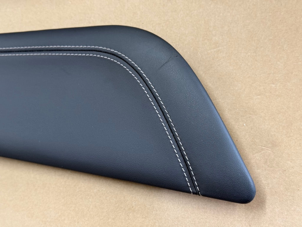 2024-2026 Ford Mustang Center Console Top Leather Wrapped Plastic Knee Pads