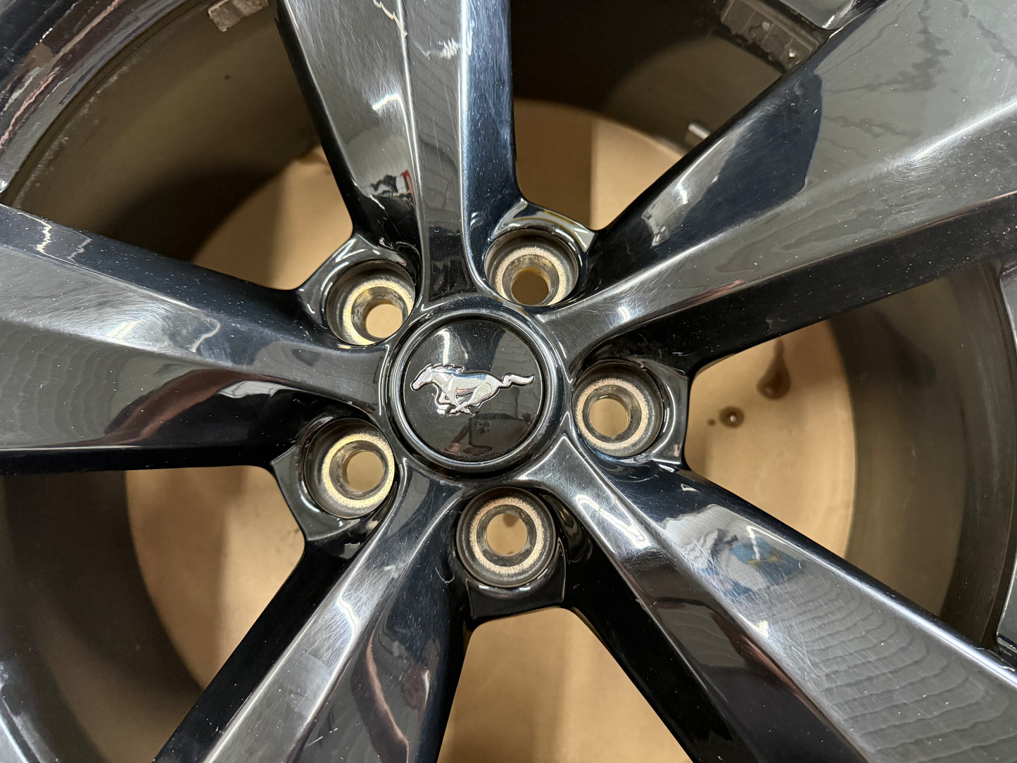 2015-2023 Ford Mustang GT Black Wheel Rim 19x8.5"