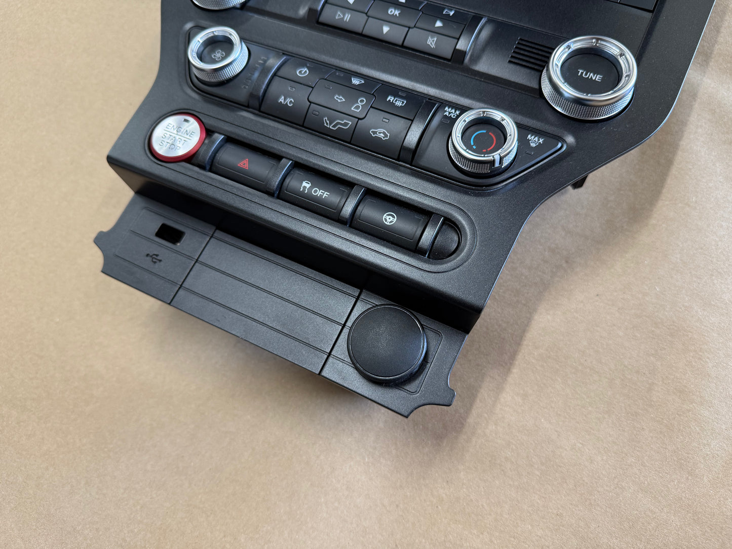 2018-2023 Ford Mustang GT Face Plate Radio Trim Piece