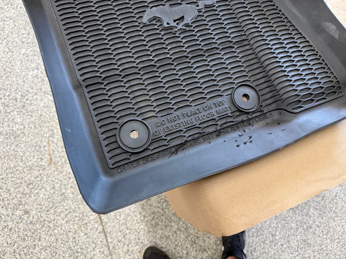 2015-2023 Ford Mustang Rubber Front & Rear Floor Mats