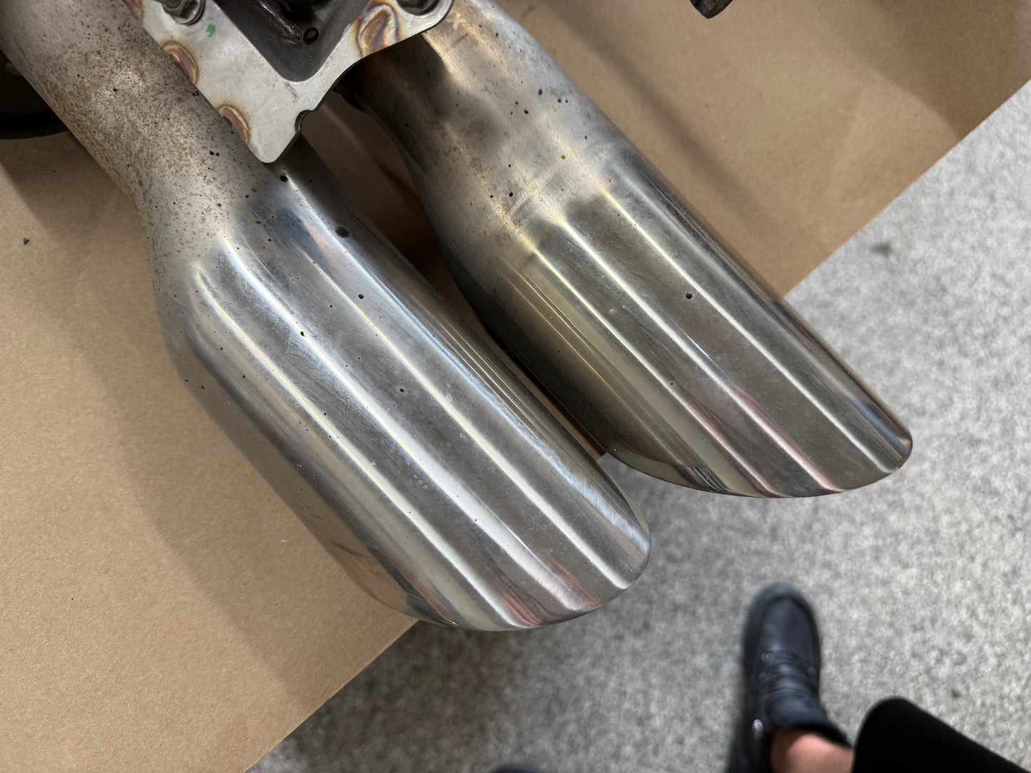 2018-2023 Ford Mustang GT Active Exhaust Quad Tip Mufflers