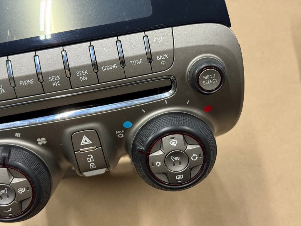 2010-2015 Chevrolet Camaro SS Radio Face Plate Head Unit GM