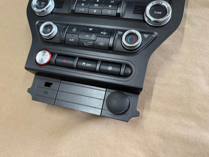2018-2023 Ford Mustang GT Face Plate Radio Trim Piece