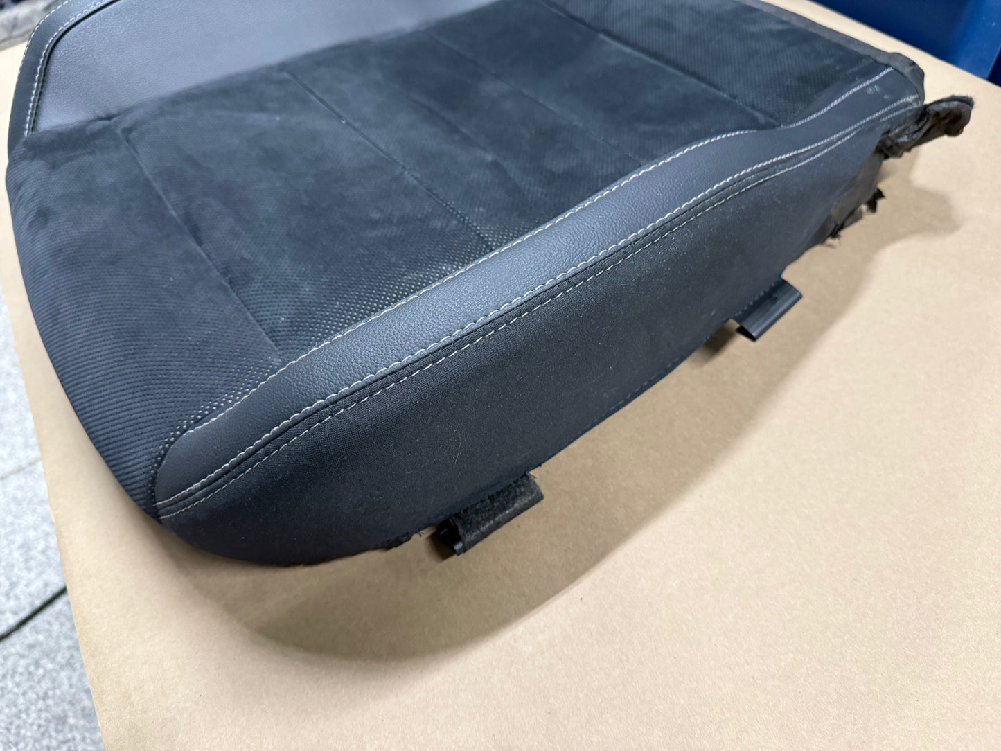 2018-2023 Ford Mustang RH Passenger Side Front Lower Leather/Suede Seat Cover