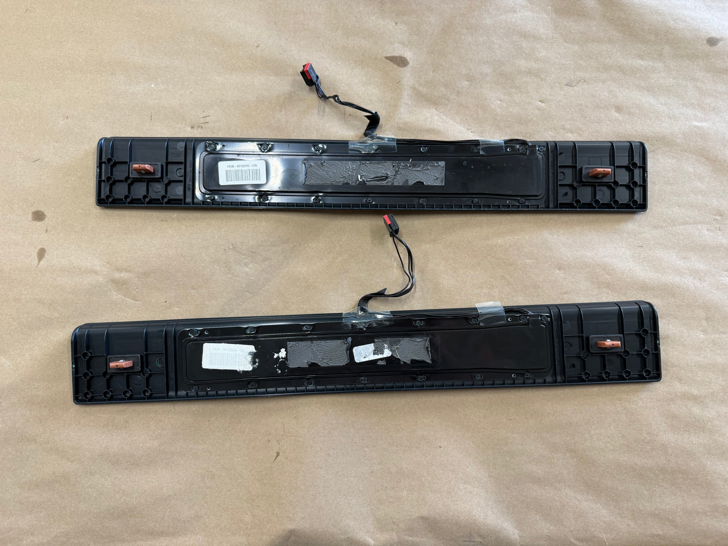 2015-2023 Ford Mustang "My Color" Sill/Scuff Plates Interior Trim Black