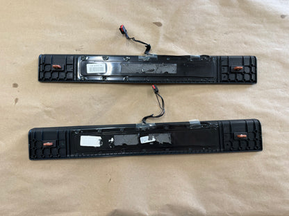 2015-2023 Ford Mustang "My Color" Sill/Scuff Plates Interior Trim Black