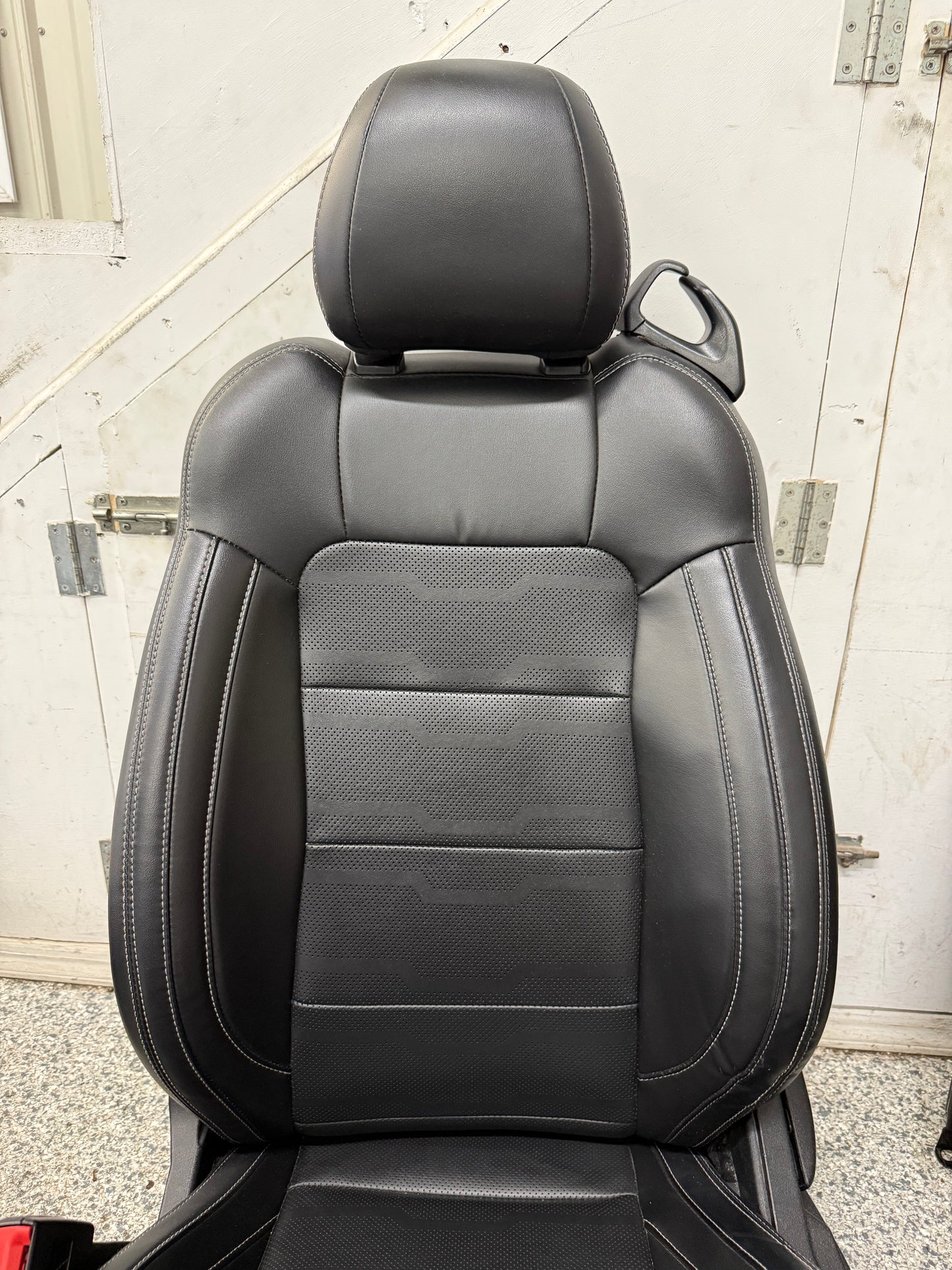 2018-2023 Ford Mustang GT Black Leather Convertible Front & Rear Seats