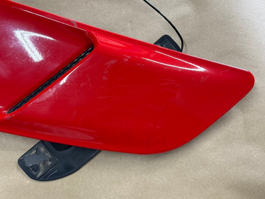 2015-2017 Ford Mustang GT Hood Insert Vents RH LH Pair "Race Red"