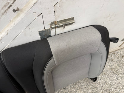 2024-2025 Ford Mustang GT Grey/Black Cloth Rear Seats Coupe