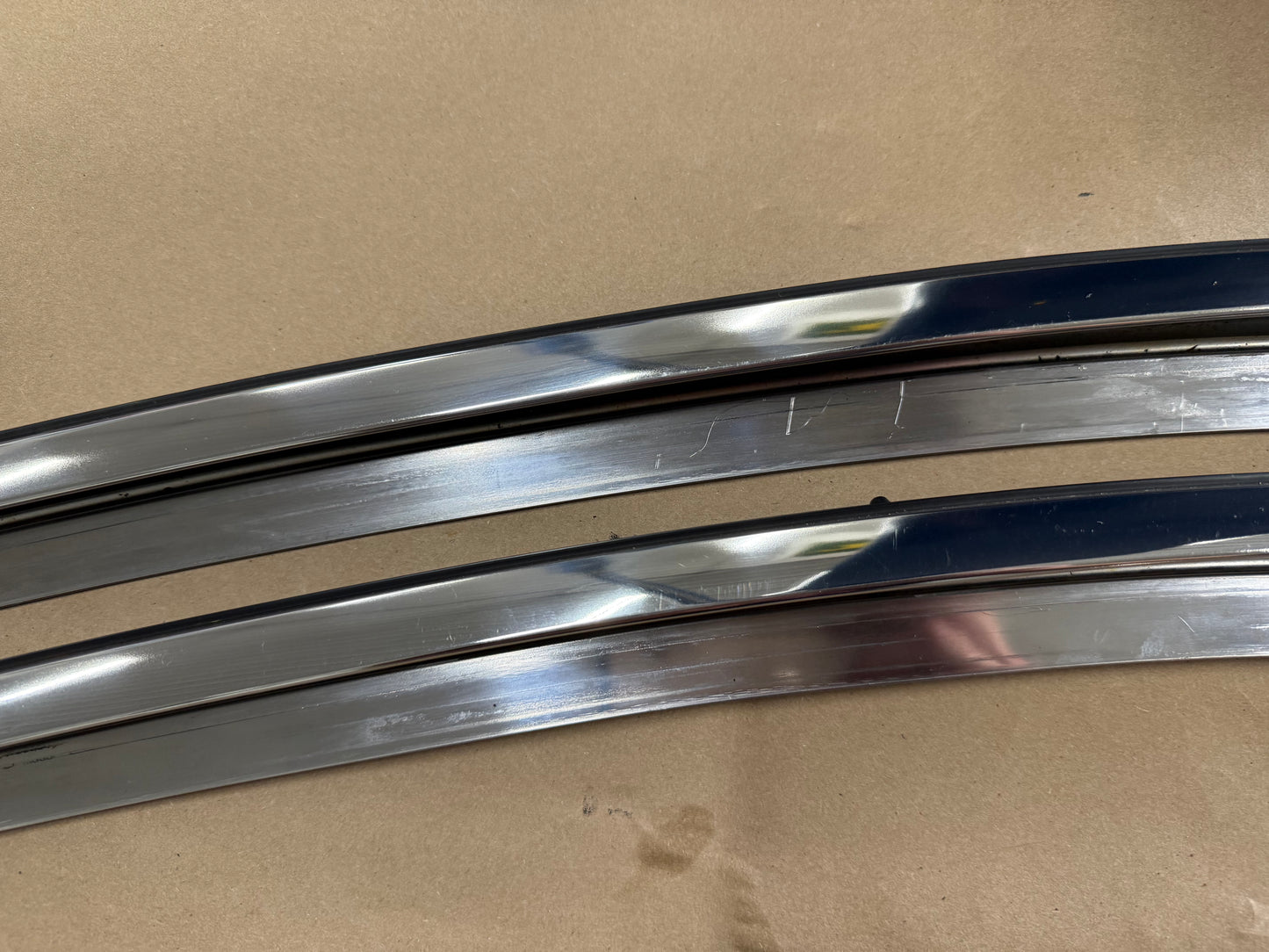 2015-2017 Ford Mustang GT Anniversary Stepped Quarter Glass Windows & Trim