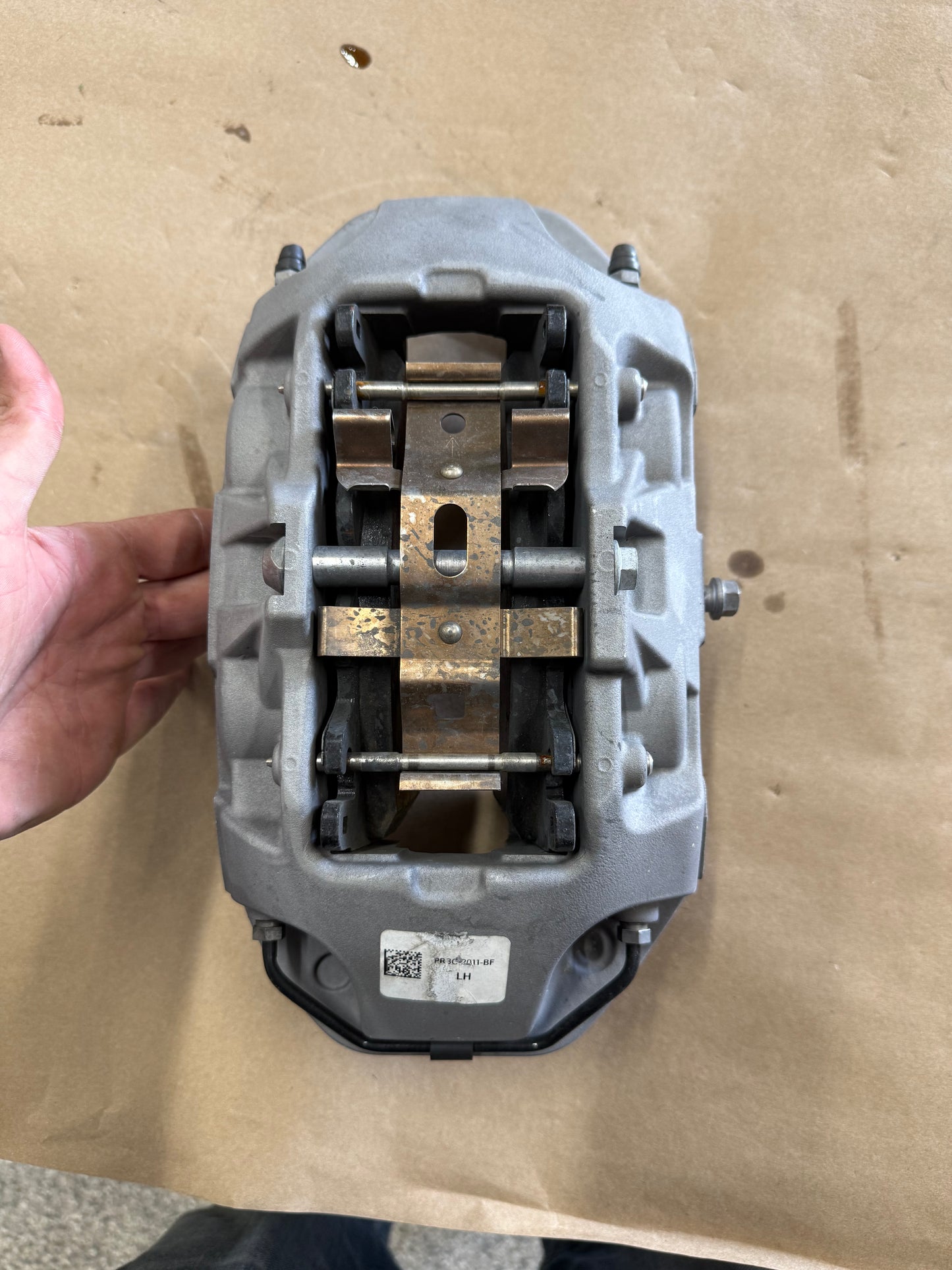2024-2026 Ford Mustang GT 4 Piston Brembo Front LH Driver Side Brake Caliper