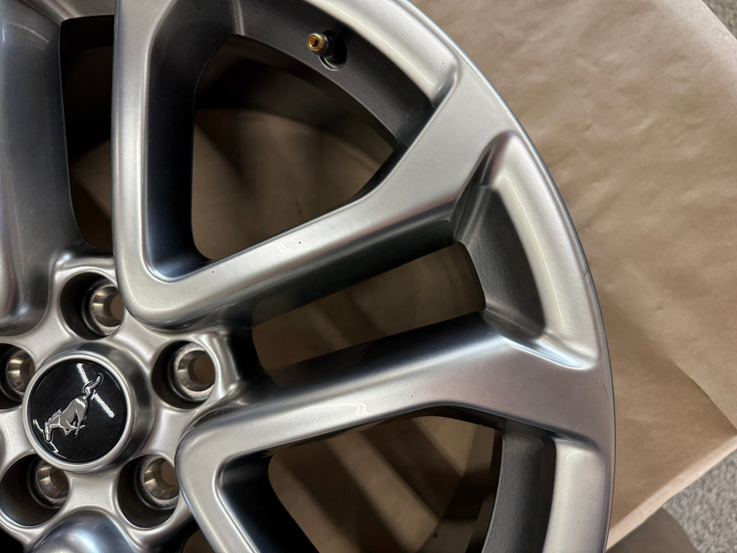 2015-2023 Ford Mustang GT Silver Wheel Rim 20x9"