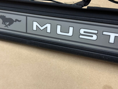 2015-2023 Ford Mustang "My Color" Sill/Scuff Plates Interior Trim Black