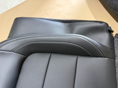 2018-2023 Ford Mustang GT Black Leather Coupe Rear Seat Covers