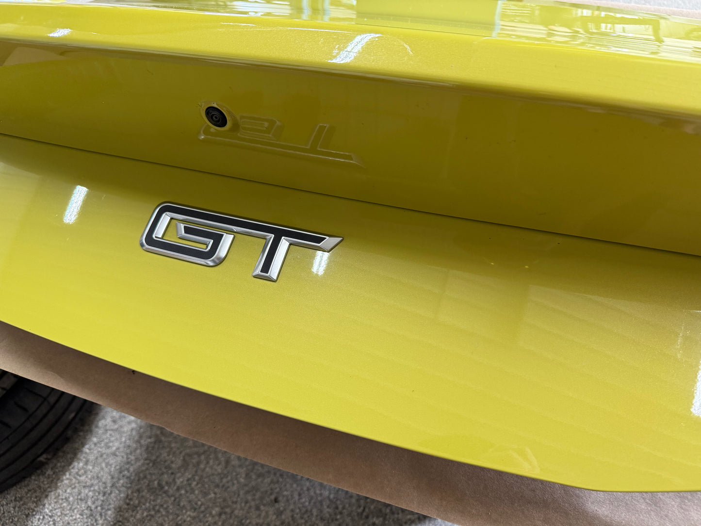 2024-2026 Ford Mustang GT Coupe Trunk Lid "B7" "Intense Lime Yellow Metallic"