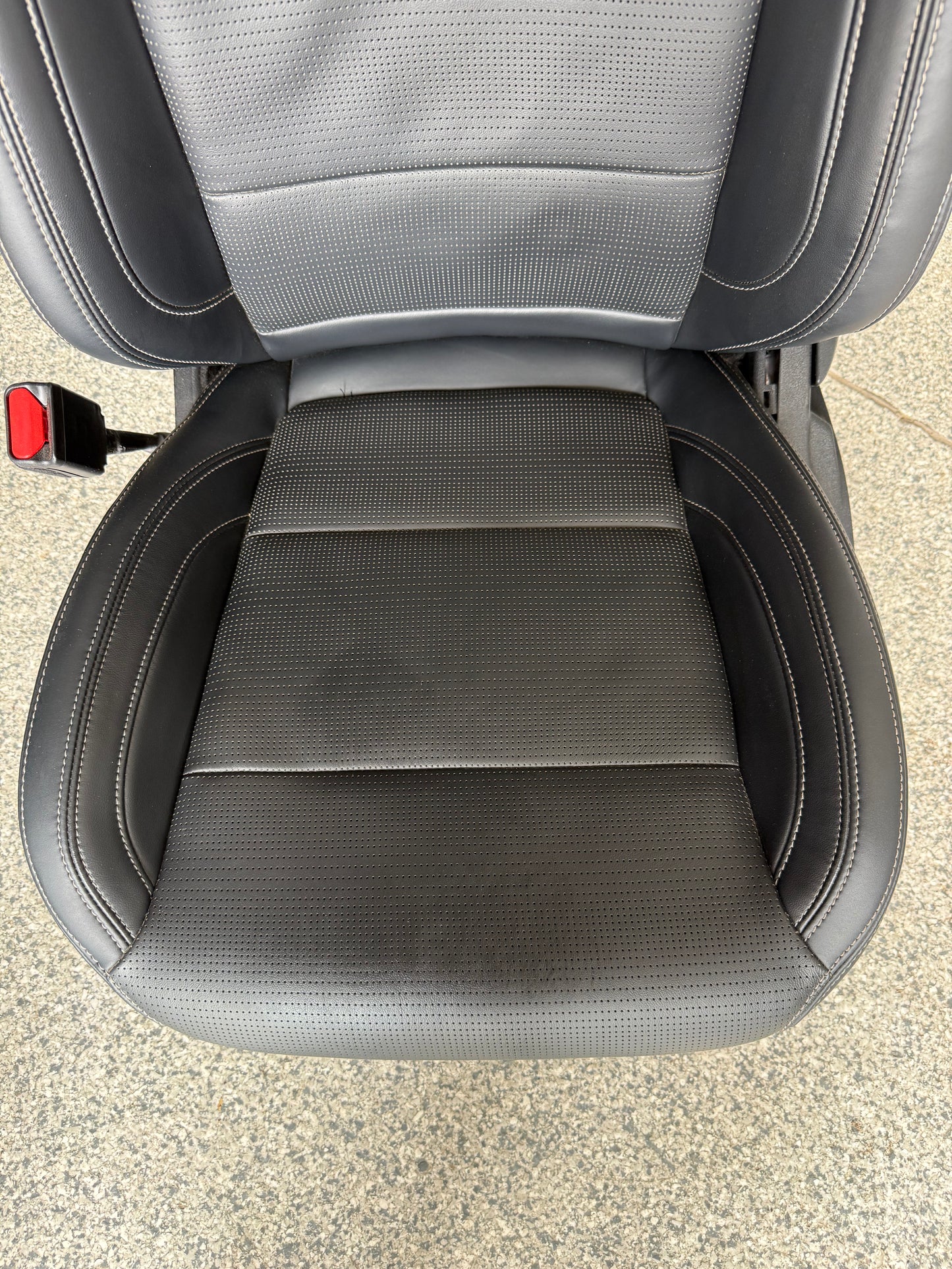 2024-2026 Ford Mustang GT Black Leather Coupe Front & Rear Seats