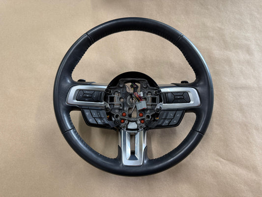 2018-2023 Ford Mustang Leather Steering Wheel Automatic Paddle Shifters
