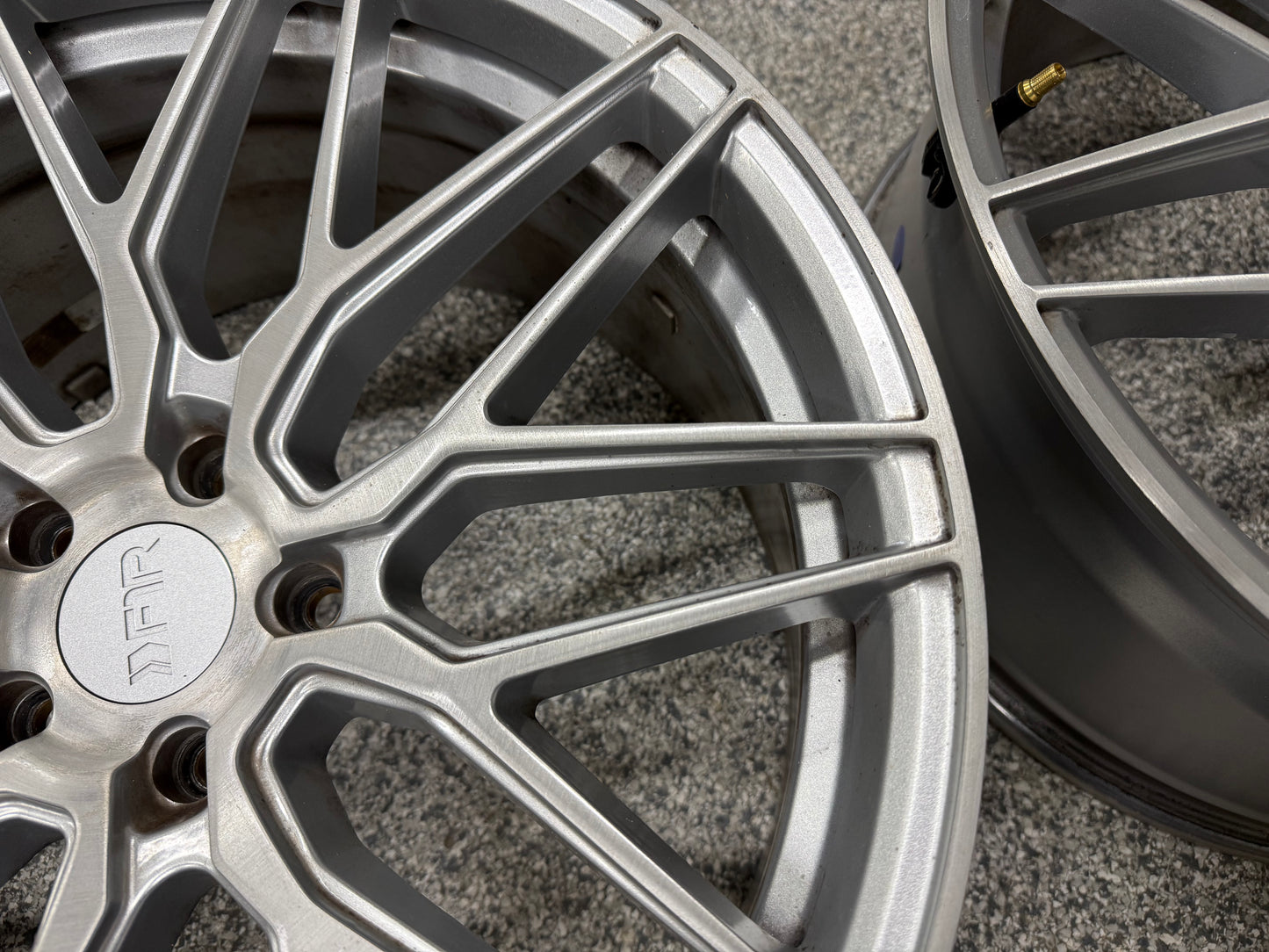 2015-2023 Ford Mustang F1R F103 Brushed Silver Wheels Set of 4 20x10"