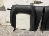 2018-2023 Ford Mustang GT Black/White Leather Front Rear Power Seats Heat/Cooled