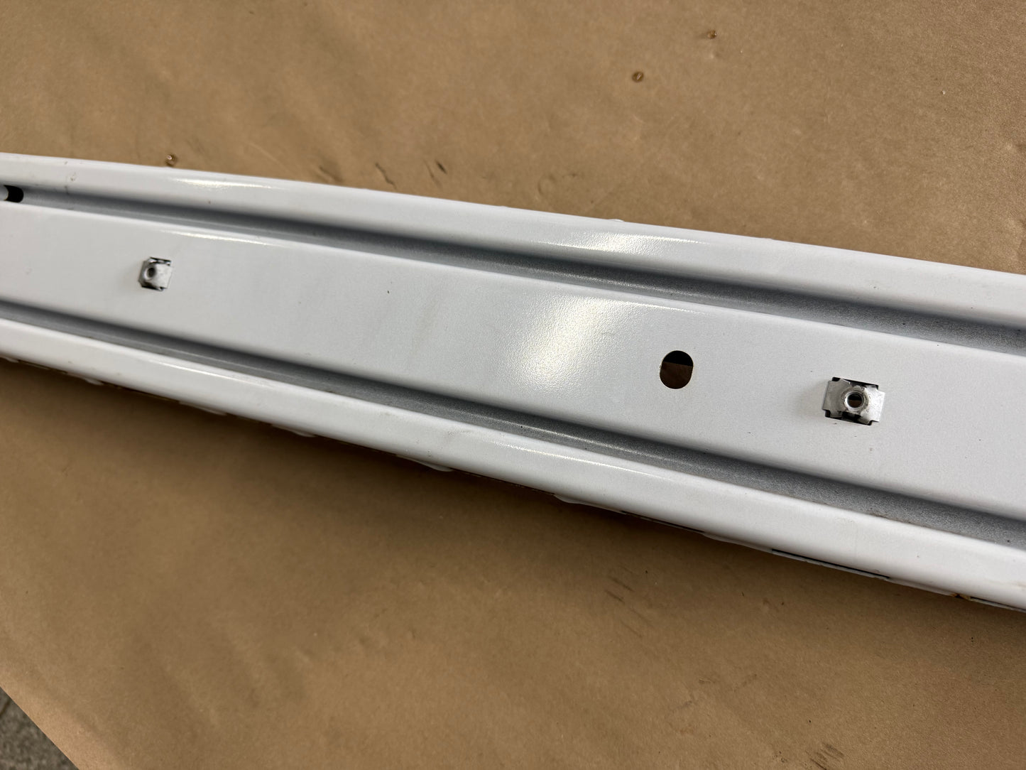 2018-2023 Ford Mustang GT Front Bumper Support Reinforcement "White"