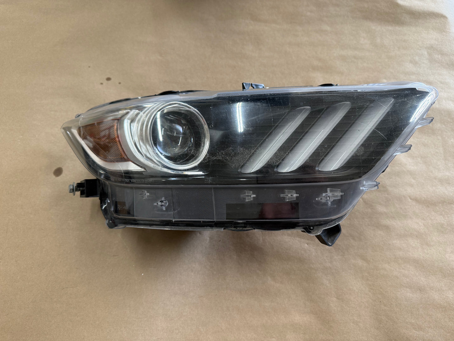 2015-2017 Ford Mustang GT 5.0 RH Passenger Side Headlight LED HID "Aftermarket"