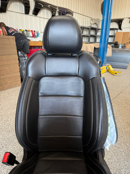 2018-2023 Ford Mustang GT Black Leather Coupe Front Rear Power Seats Heat Cooled
