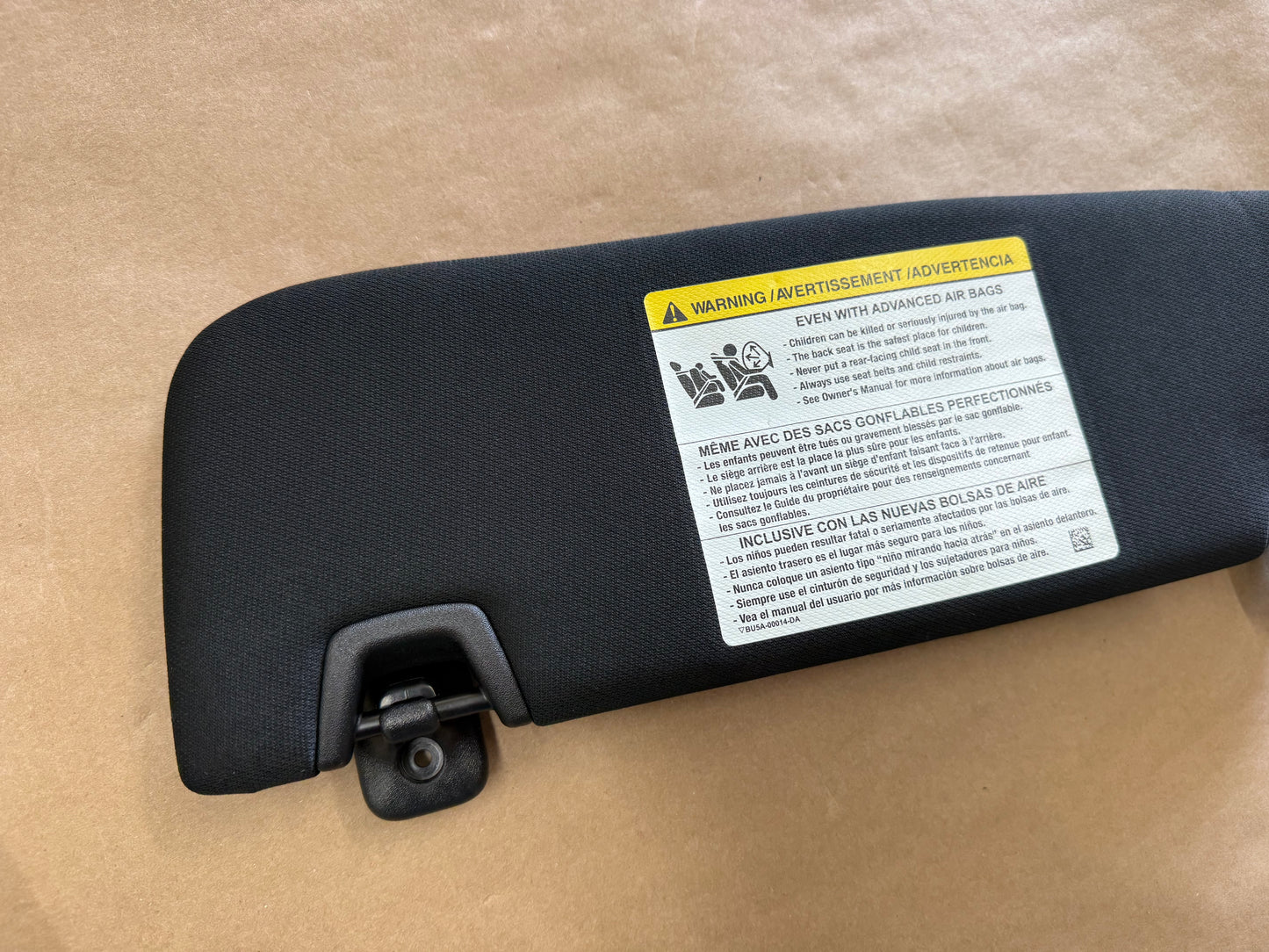 2015-2023 Ford Mustang Coupe Sun Visors Pair "Home Link"