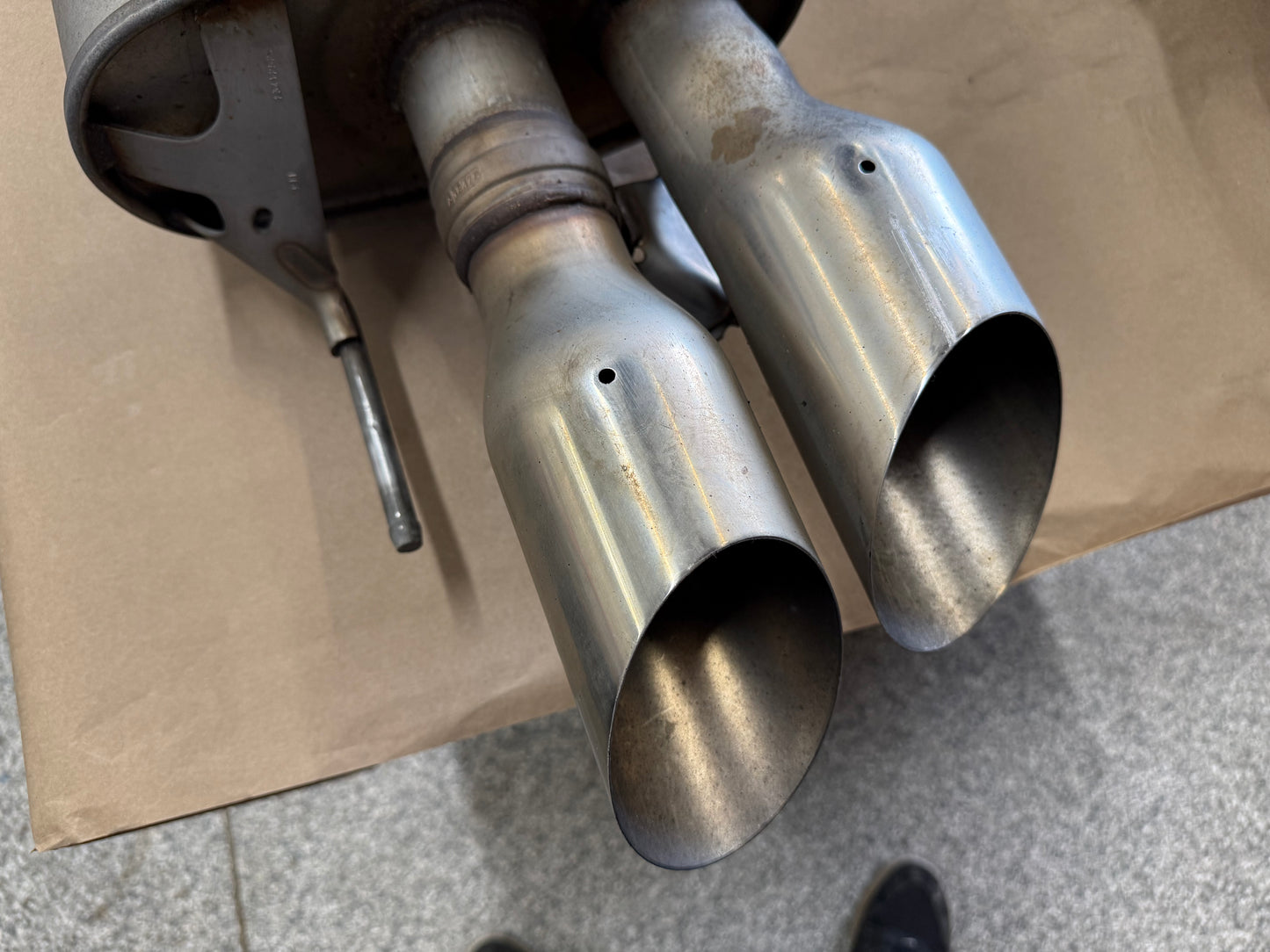 2018-2023 Ford Mustang GT Active Exhaust Quad Tip Mufflers
