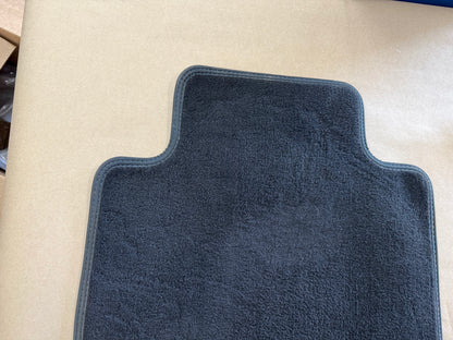 2024-2026 Ford Mustang Dark Horse Front Floor Mats Carpet "Blue Stitch"