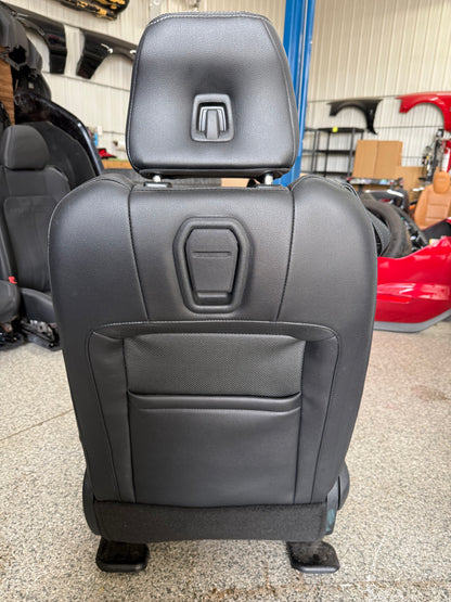 2015-2017 Ford Mustang GT Premium Leather Front Rear Seats Black Heated/Cooled
