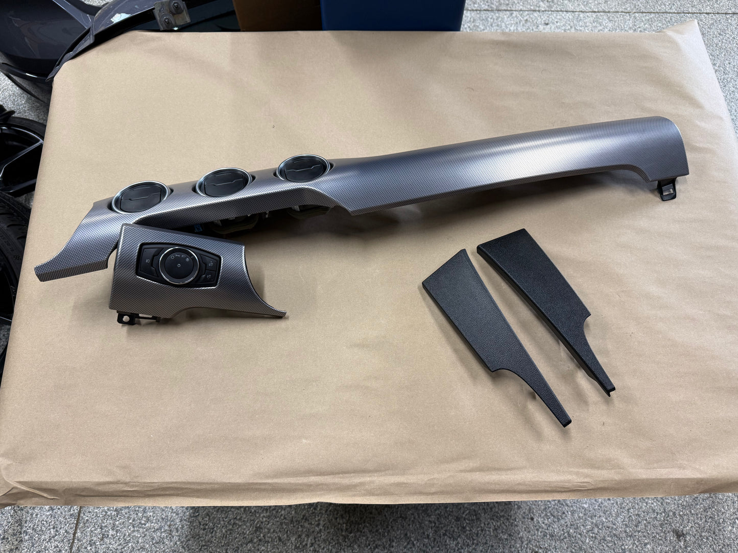 2015-2023 Ford Mustang GT 5.0 Aluminum Interior Dash Trim Kit 4-Piece