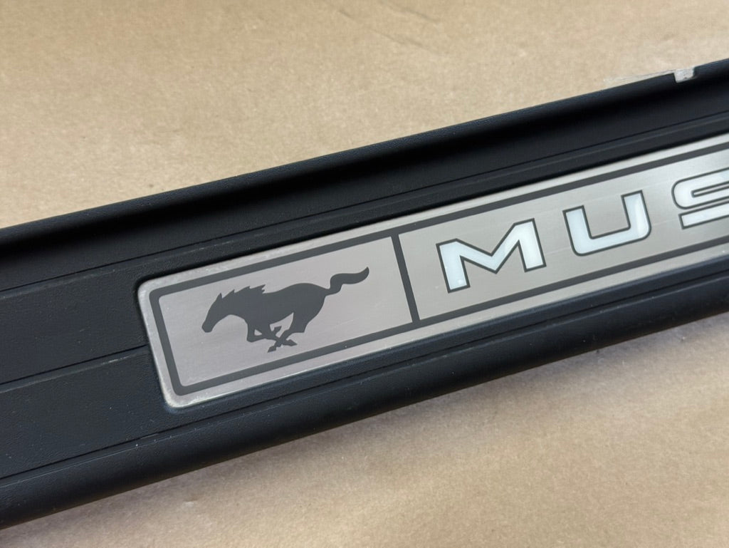 2015-2023 Ford Mustang "My Color" Sill/Scuff Plates Interior Trim Black