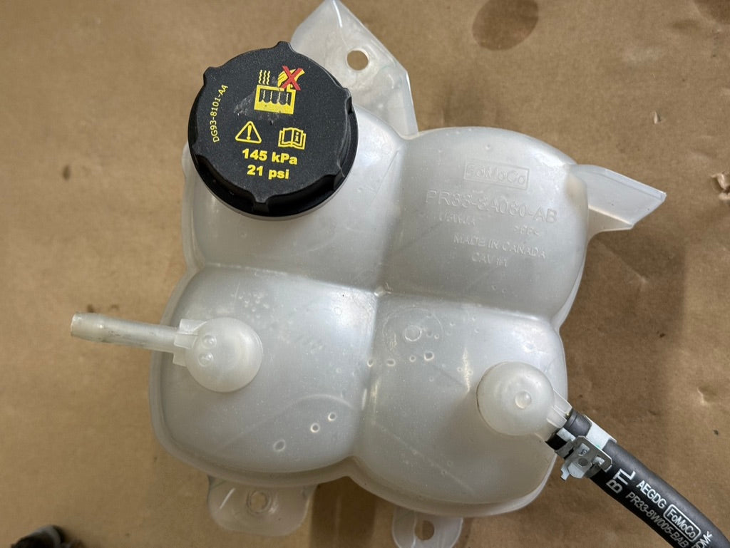 2024-2026 Ford Mustang GT Coyote 5.0L V8 Coolant Overflow Tank w/Hose