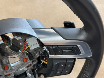 2018-2023 Mustang Leather Steering Wheel Automatic Paddle Shifters